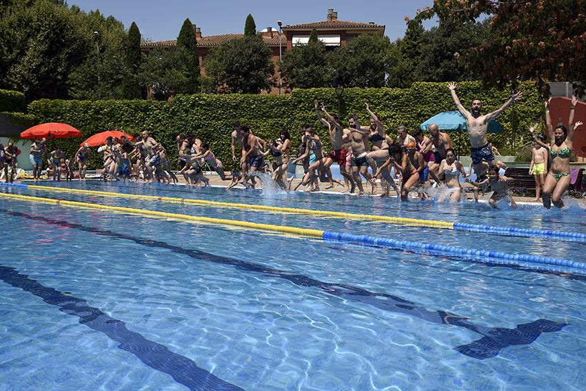 Sant Cugat es mulla per l'esclerosi múltiple. FOTO: Bernat Millet