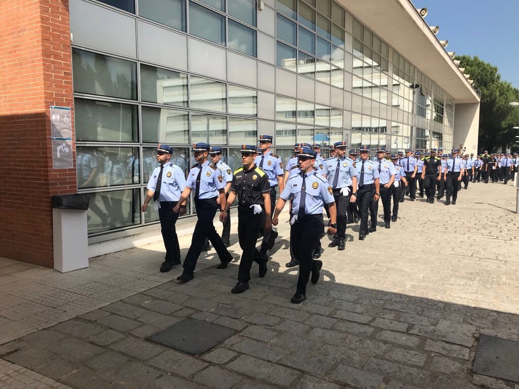 Alguns dels agents FOTO:@policiastc 