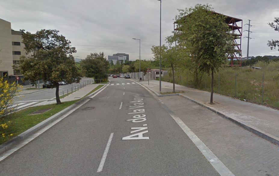 L'avinguda de Via Augusta, en el tram de Volpelleres FOTO: Google Maps