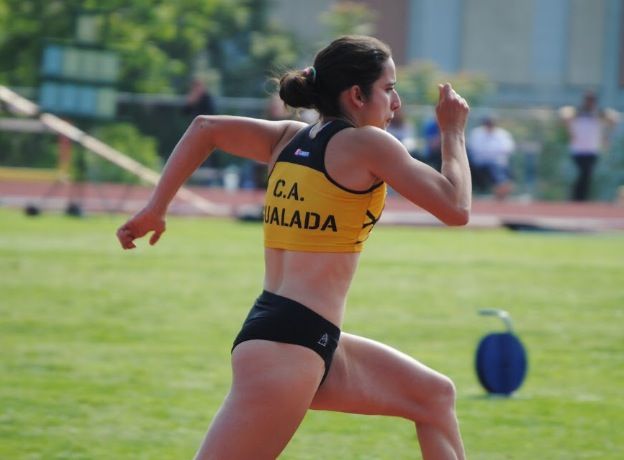 Cora Salas en una competició. FOTO: Ángela Pastor