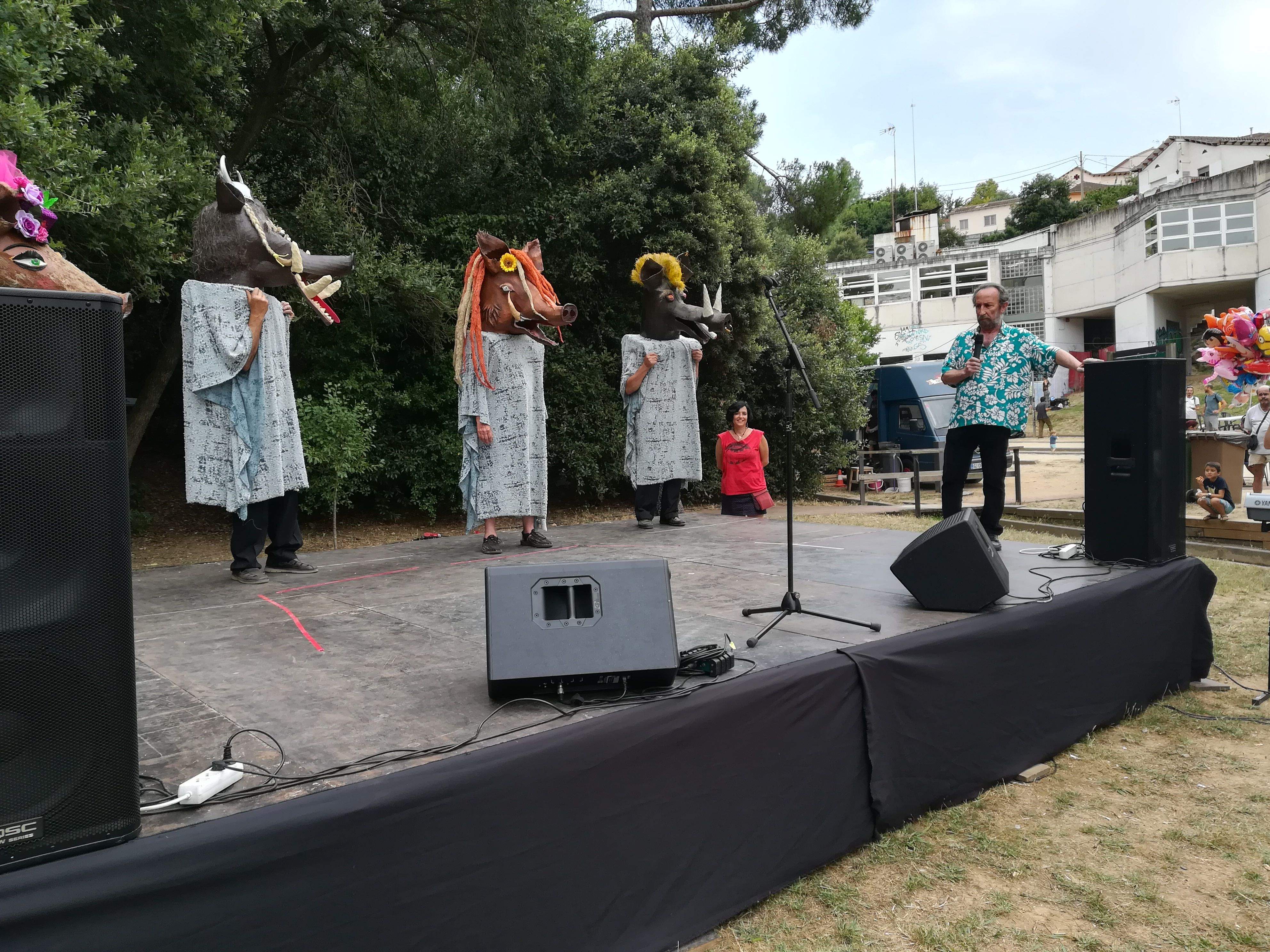 Pregó a càrrec dels Caparrots de la Floresta. FOTO: TOT Sant Cugat