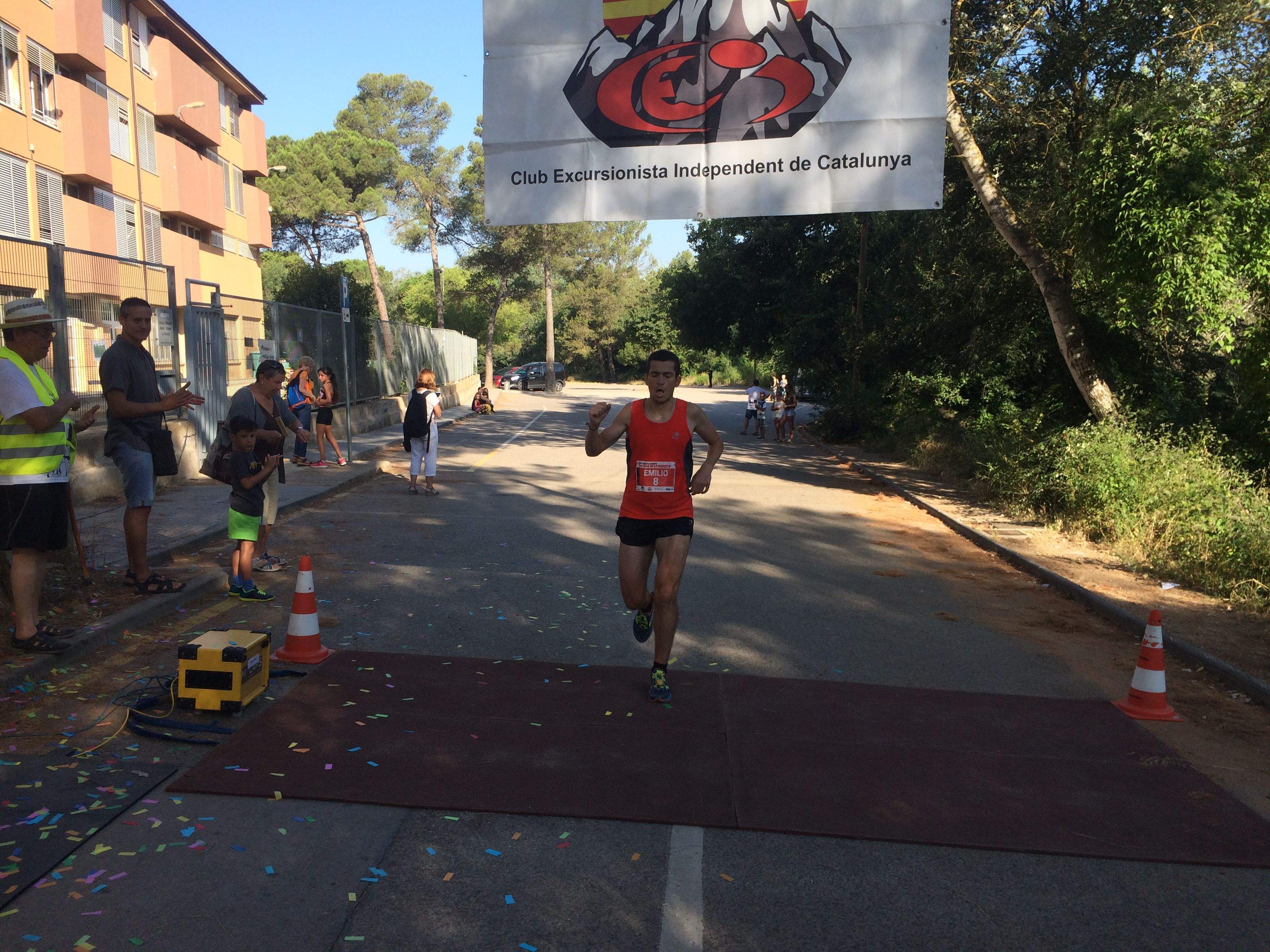 Emilio Fernández Puente ha guanyat la Cursa de la Floresta amb un temps de  43 minuts i 45 segons. FOTO: Àlex López Puig