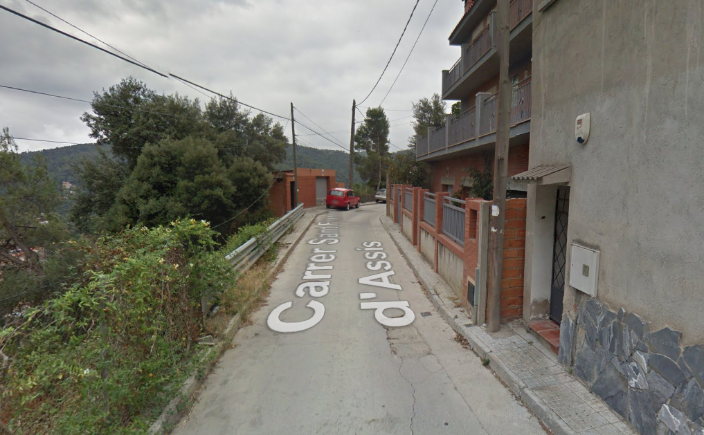 Un tram del carrer de Sant Francesc d'Assis a les Planes FOTO: Google Maps