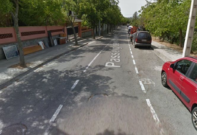 El passeig dels Pollancres, entre la Floresta i Valldoreix, és un dels carrers on s'acumulen més robatoris FOTO: Google Maps