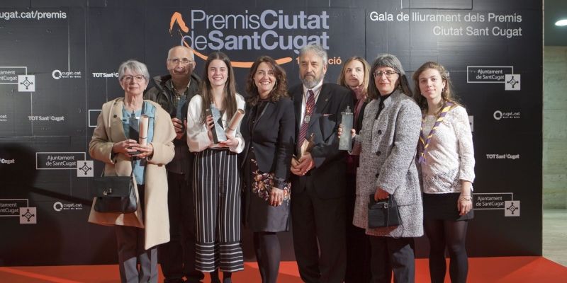 Els reconeguts en la 12a edició dels Premis Ciutat de Sant Cugat. FOTO: Artur Ribera