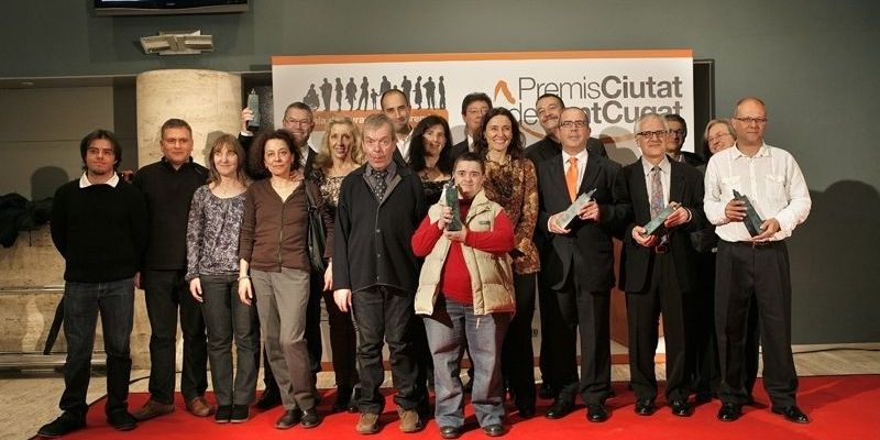 Els premiats dels Premis Ciutat de Sant Cugat. FOTO: Artur Ribera