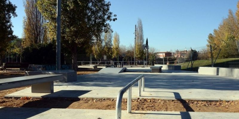 La nova pista d'skate a Mira-sol. FOTO: Localpres