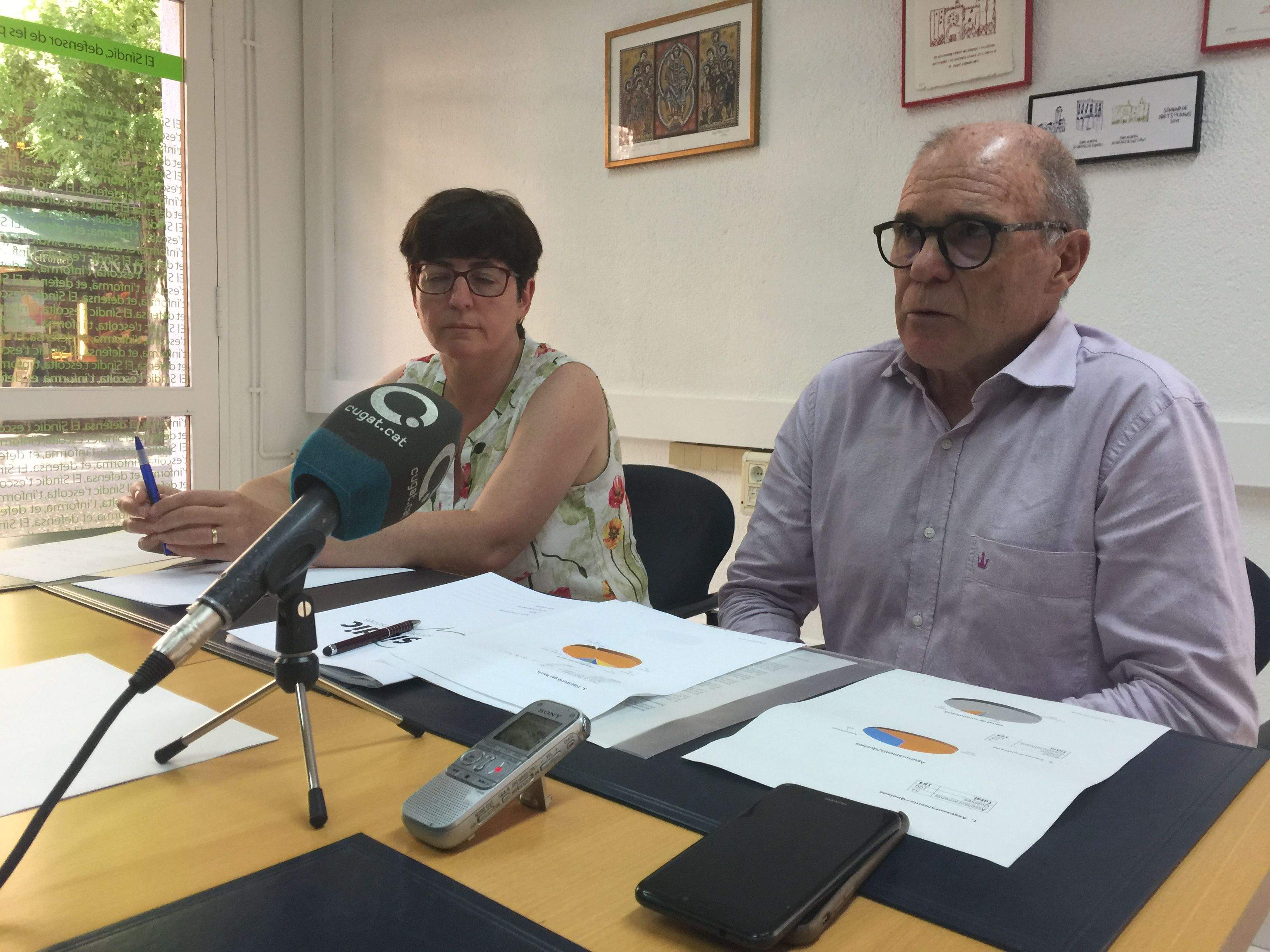 El Síndic durant la presentació