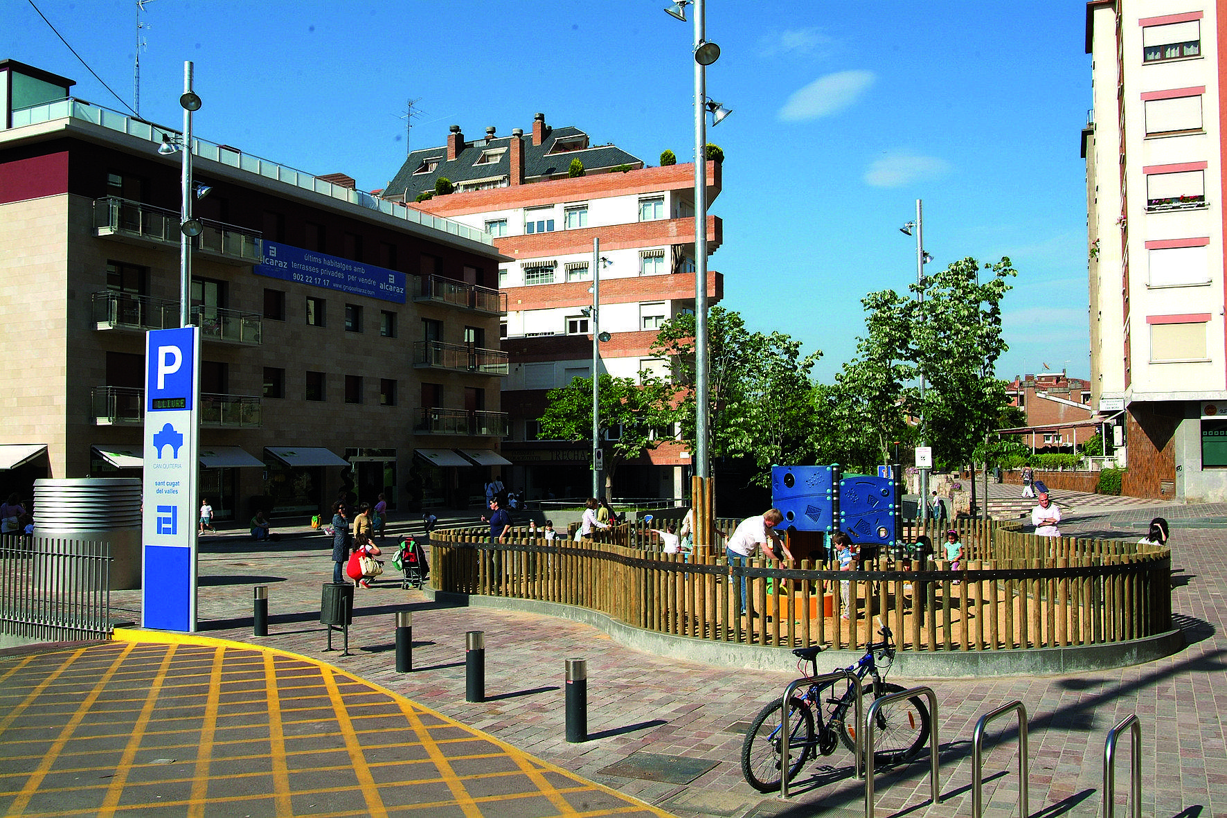 El pàrquing de Can Quitèria FOTO: Artur Ribera