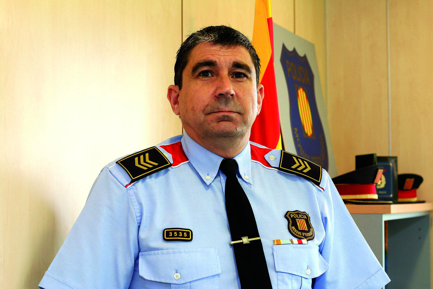 Manel Rodríguez és el cap de la Comissaria dels Mossos d'Esquadra a Sant Cugat FOTO: Cedida 