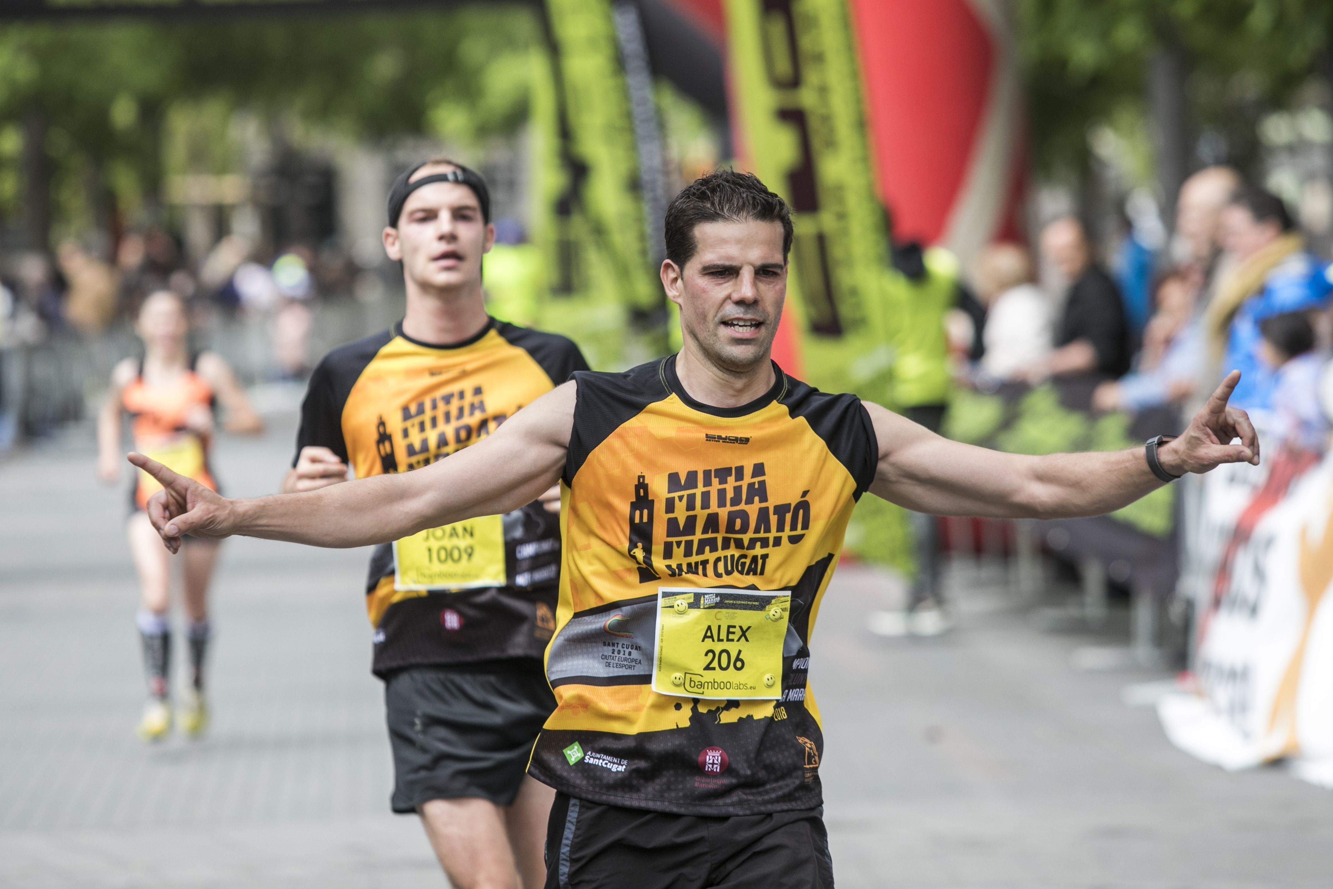 El 2018, la Mitja Marató de Sant Cugat també va ser Campionat de Catalunya. FOTO: Lali Puig