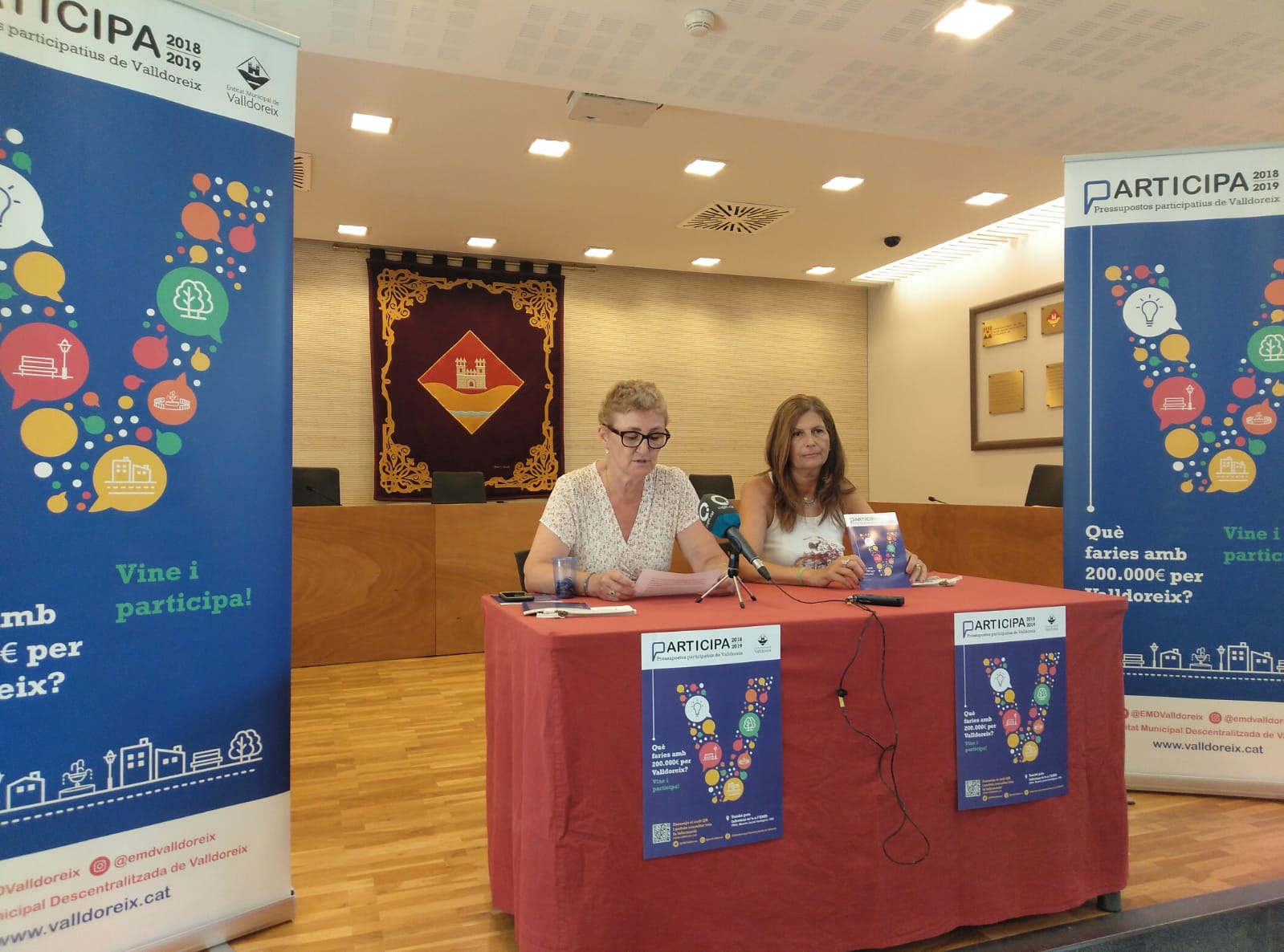 Presentació dels pressupostos participatius de l'EMD de Valldoreix. FOTO: TOT Sant Cugat