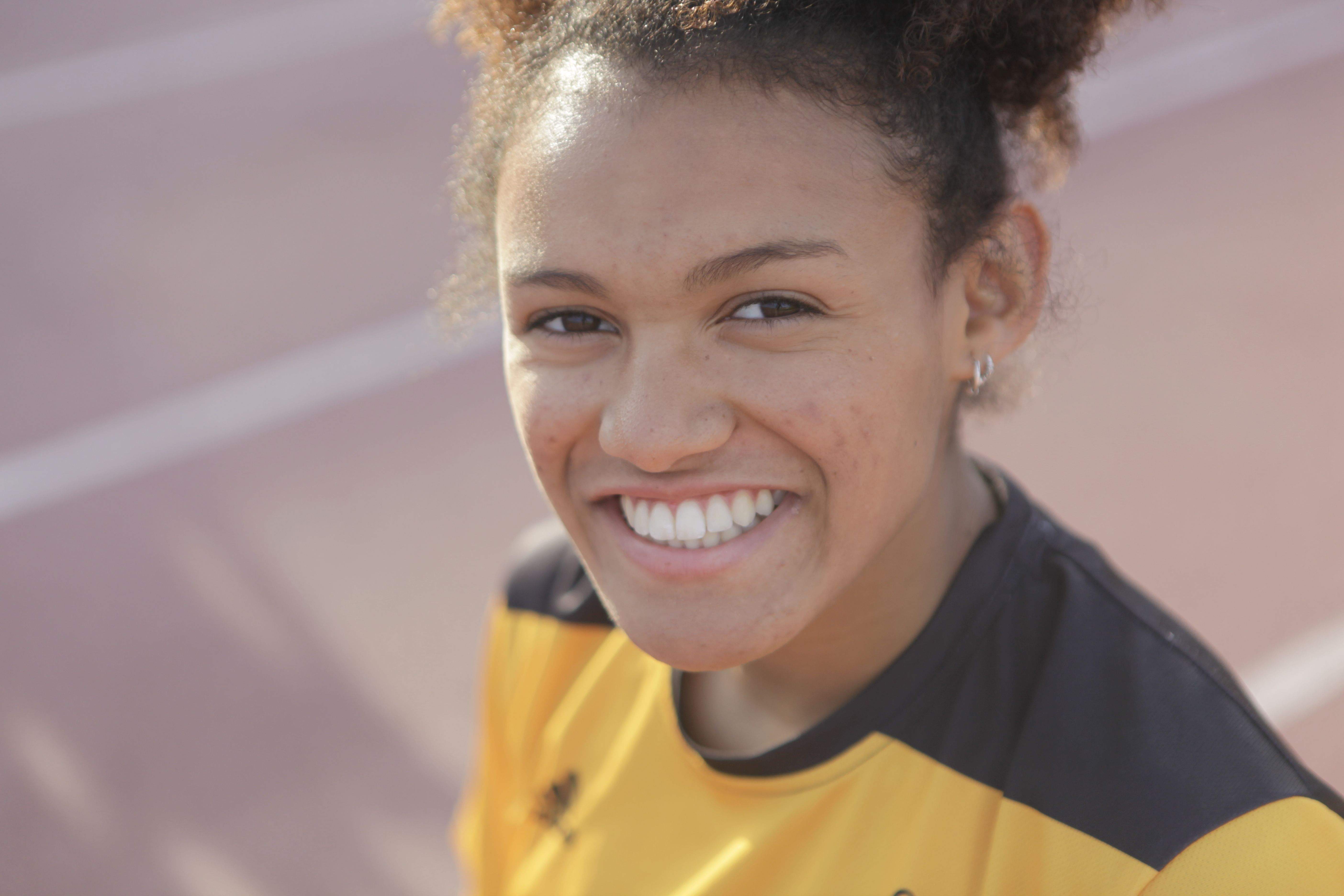 Jaël Bestué, campiona d'Espanya dels 200 m. FOTO: Artur Ribera