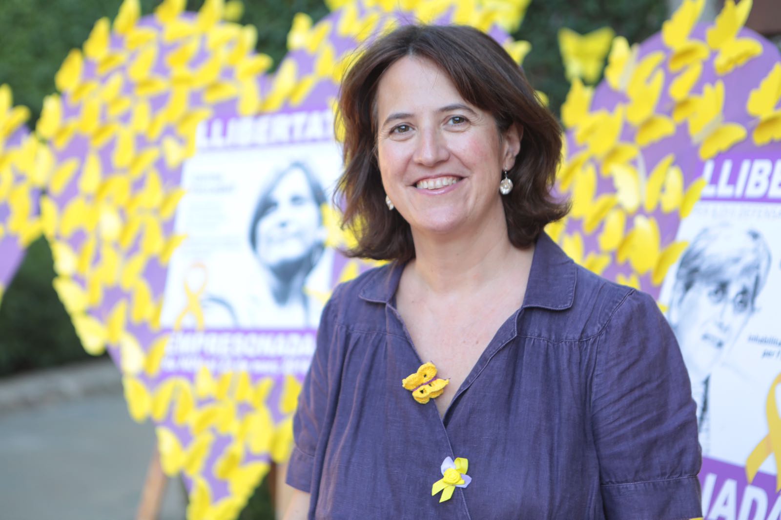 Elisenda Paluzie a Sant Cugat. FOTO: Artur Ribera