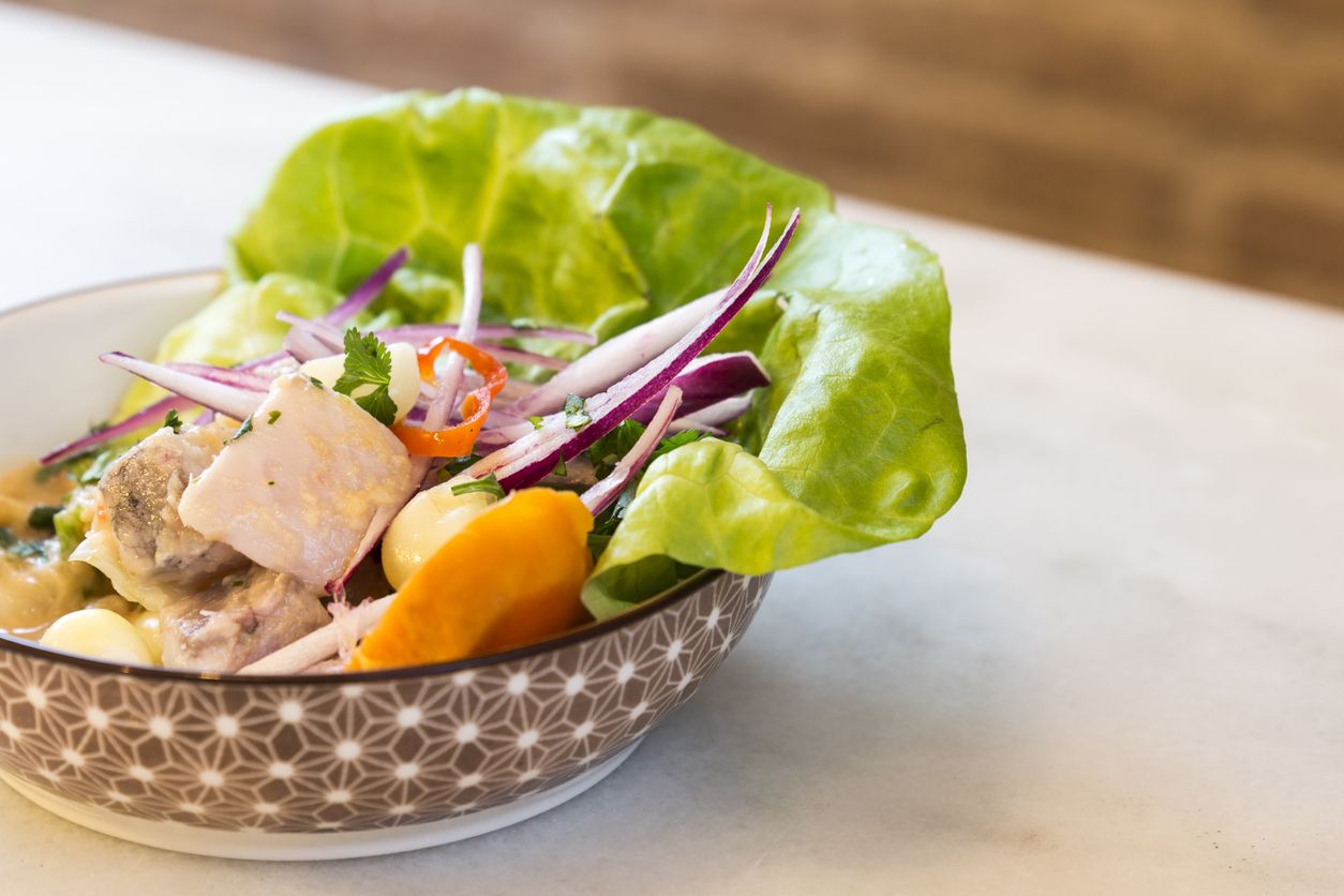 Aquest pla típic del Perú, es pot complementar amb blat de moro, tomàquet, moniato... FOTO: Cedida