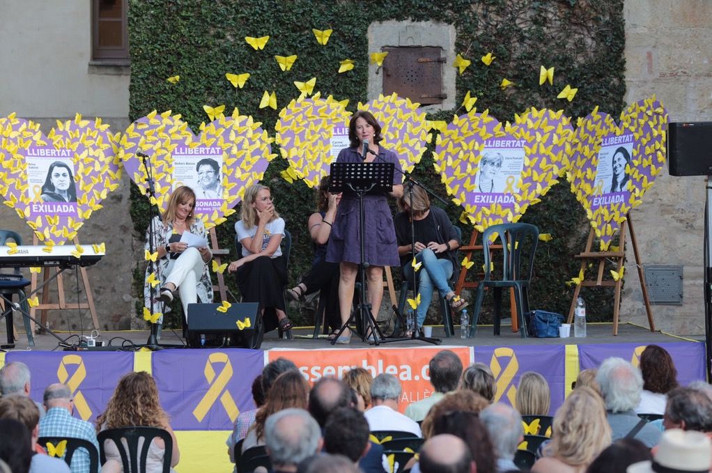 Moment de l'acte. FOTO: Artur Ribera