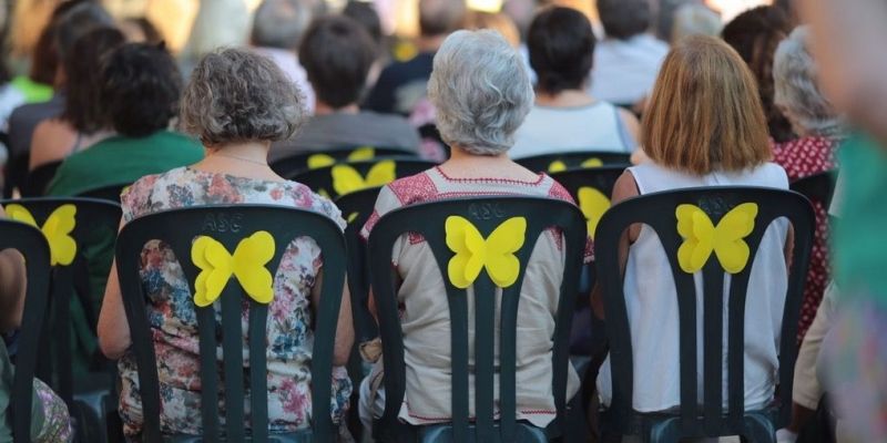 Moment de l'acte. FOTO: Artur Ribera