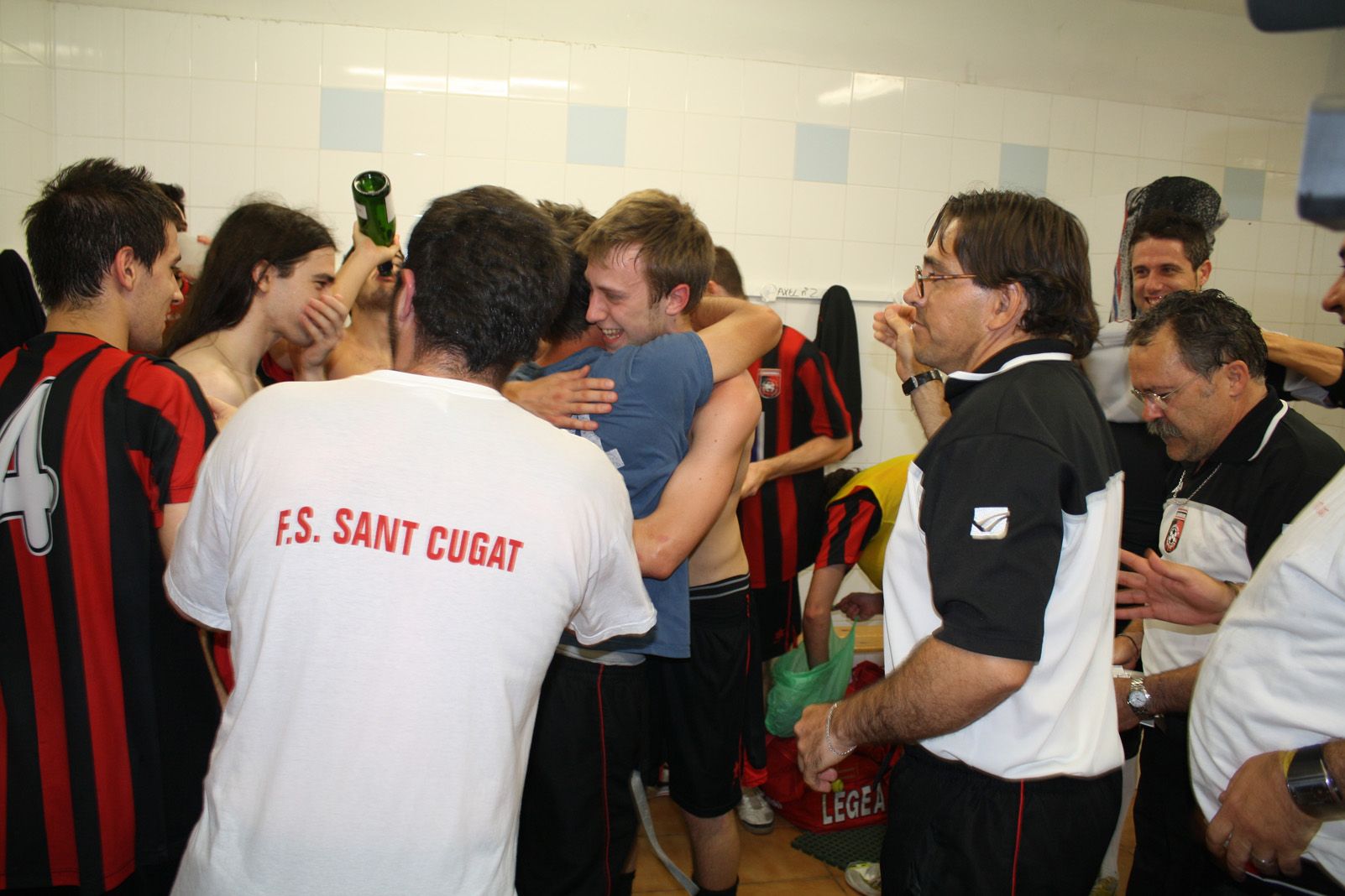 Ascens del primer equip a primera nacional A, 2008-2009 FOTO: Arxiu