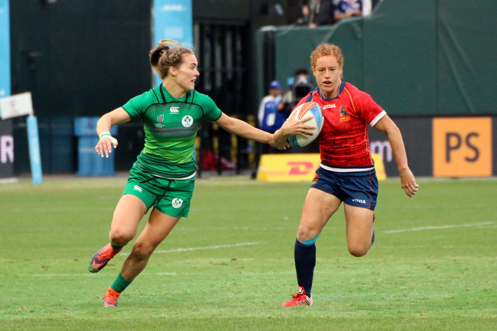 Bàrbara Pla, en un partit del darrer Mundial. FOTO: Cedida