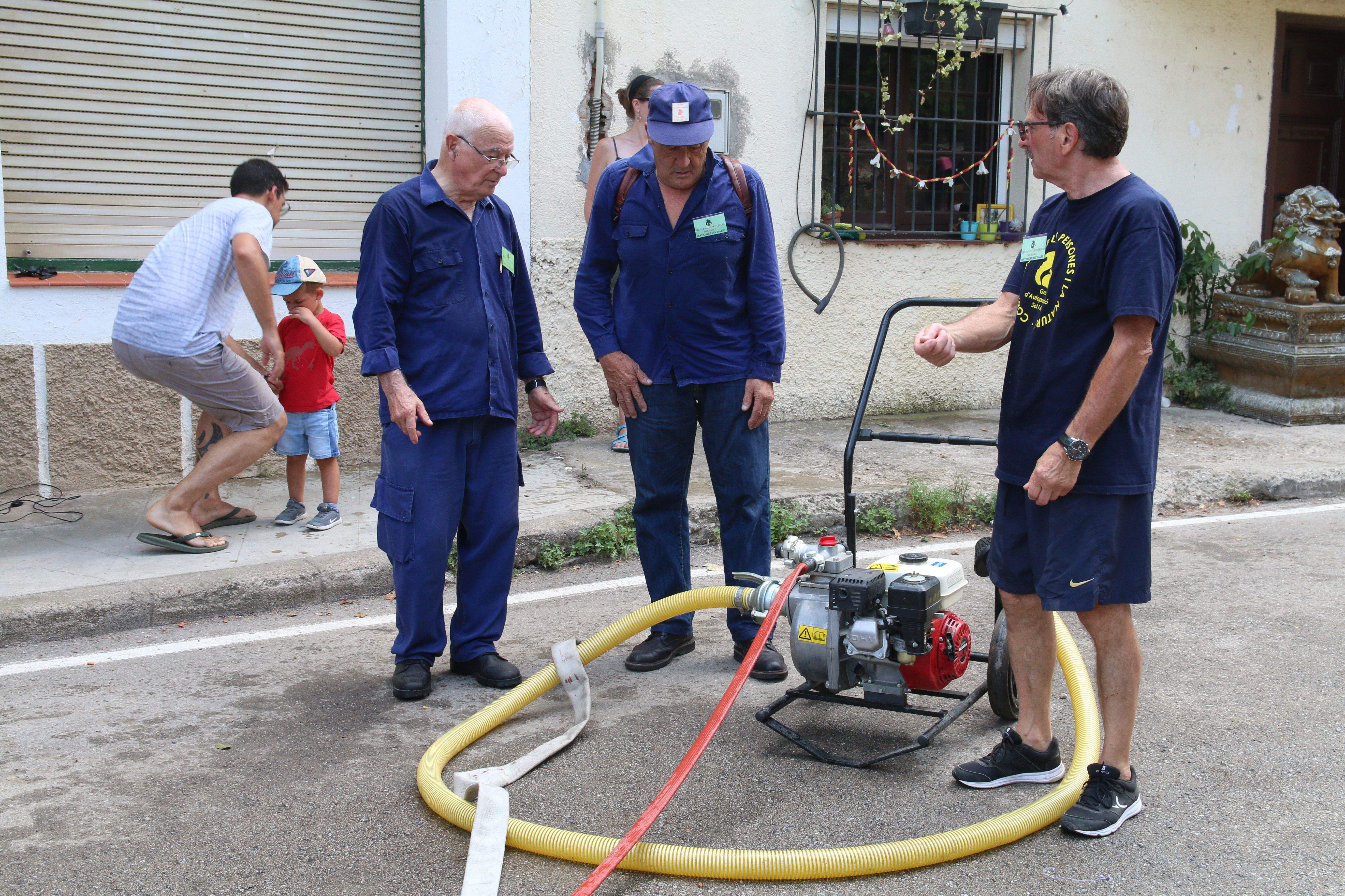 Pràctiques d'autoprotecció. Foto: Lali Álvarez