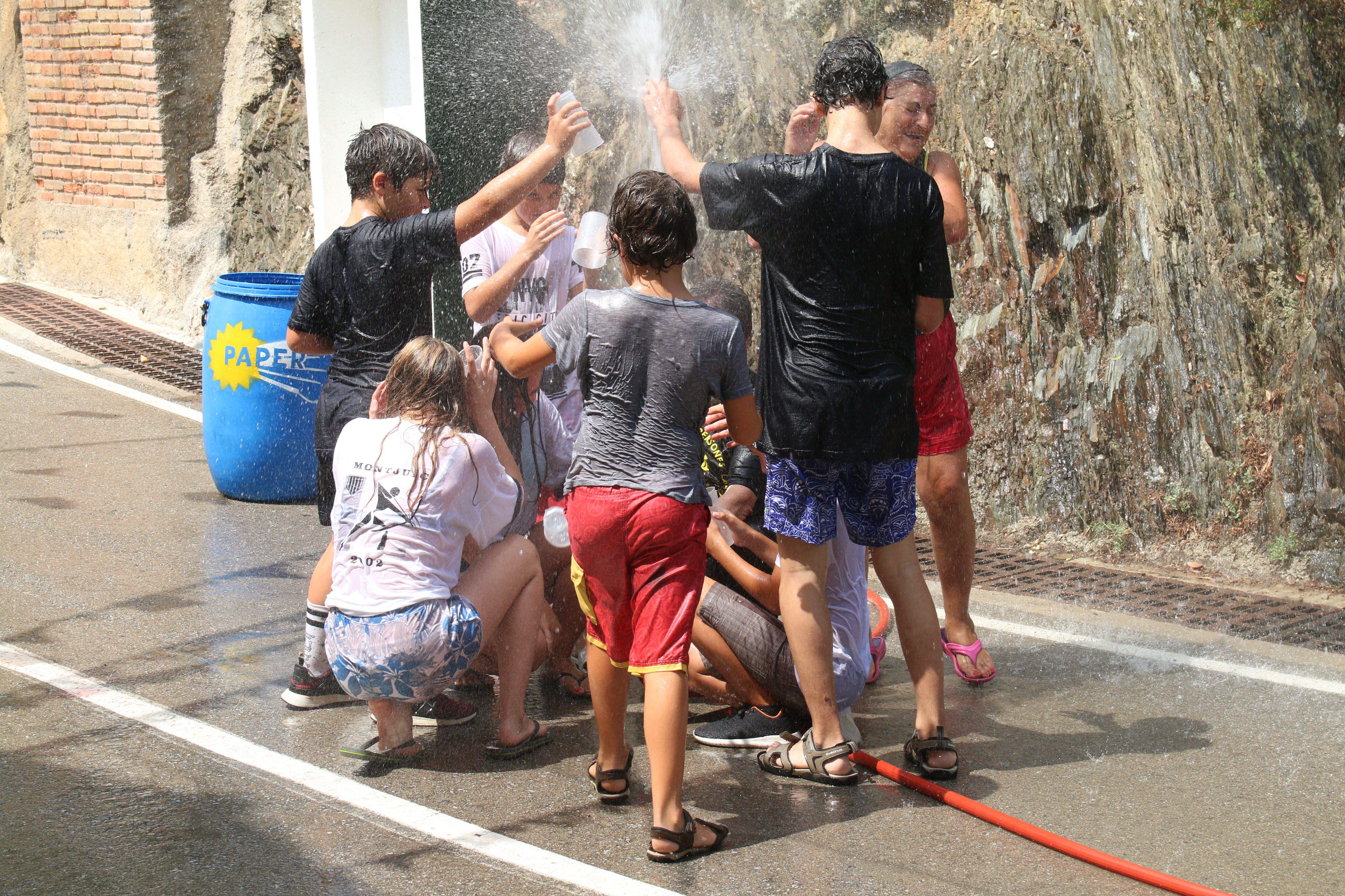 Pràctiques d'autoprotecció. Foto: Lali Álvarez