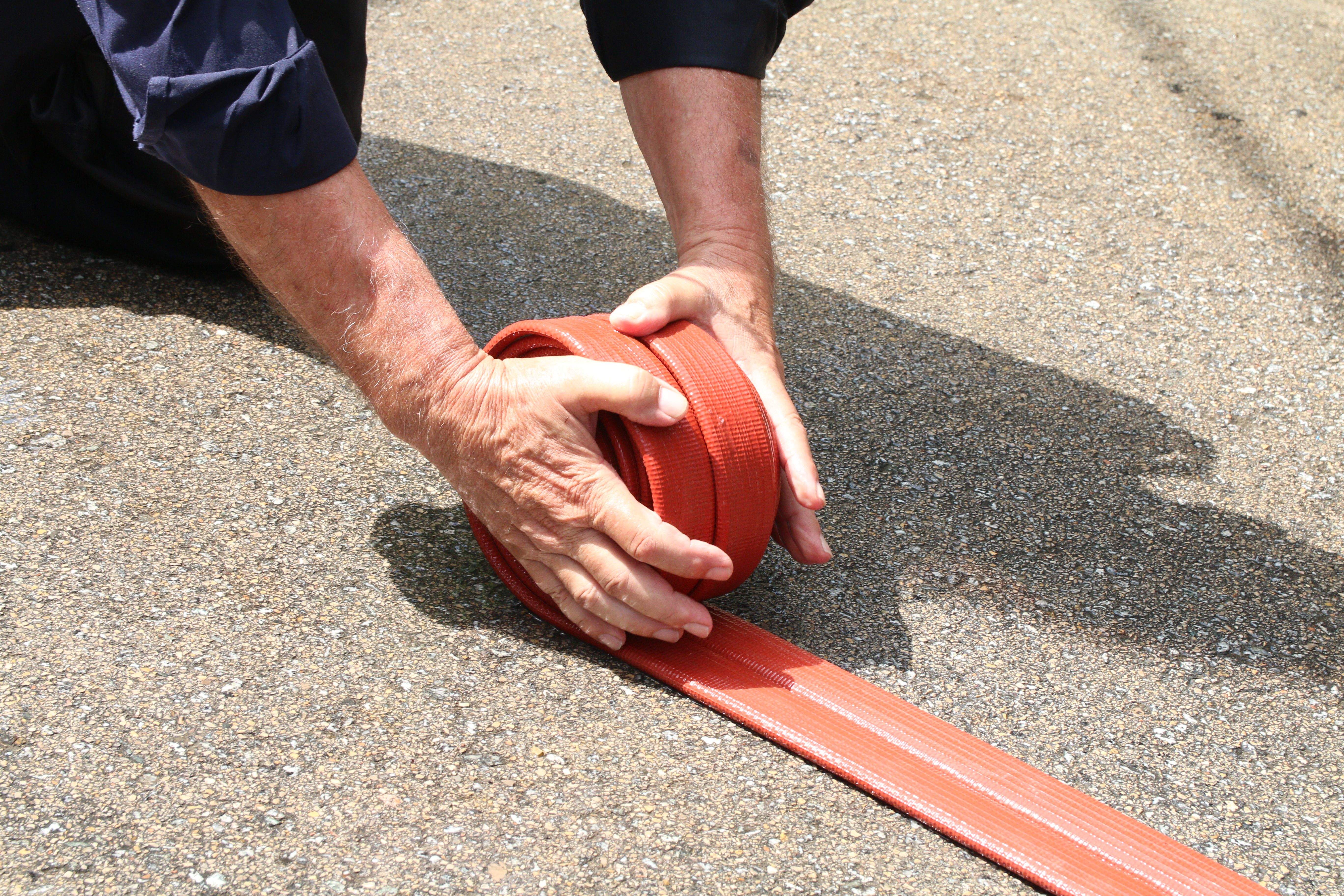 Pràctiques d'autoprotecció. Foto: Lali Álvarez