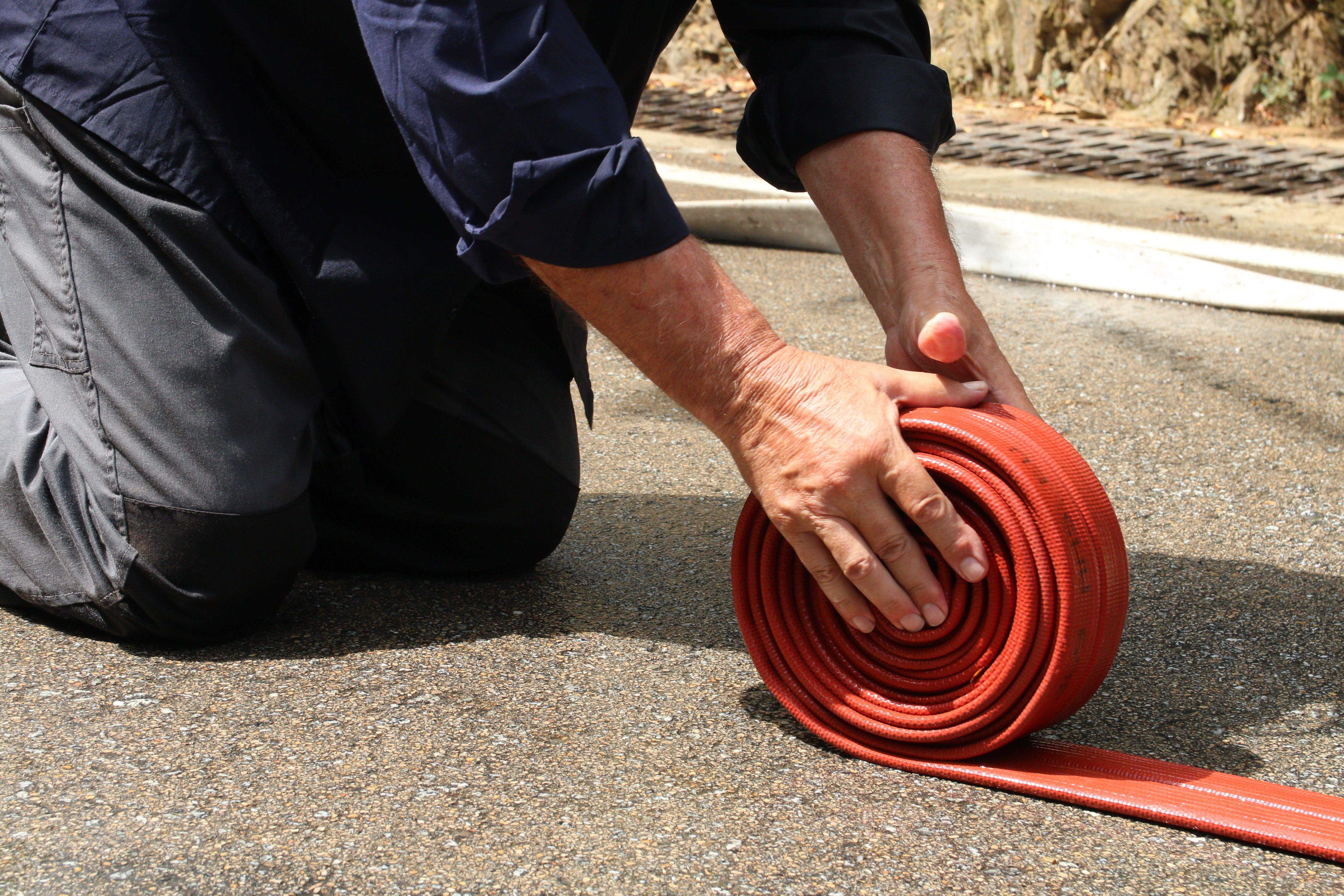 Pràctiques d'autoprotecció. Foto: Lali Álvarez