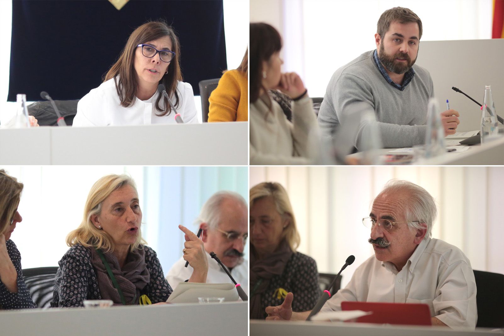 Paraira, Rovira, Pellicer i Puigdomènech seran els alcaldes i les alcaldesses accidentals. FOTO: Artur Ribera