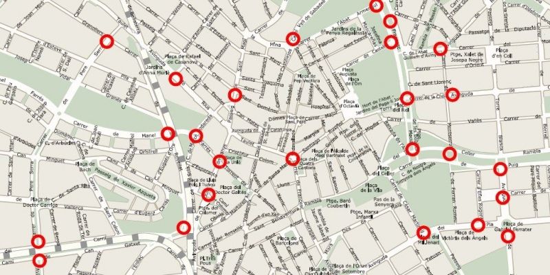 Plànol d'on s'ubicaran.