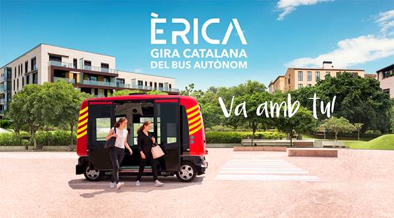 ÈRICA és el nom amb el que s'ha batejat l'autobús. FOTO: Cedida