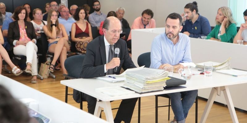 Rigau intervenint al darrer ple ordinari del mes de juliol. Foto: A. Ribera