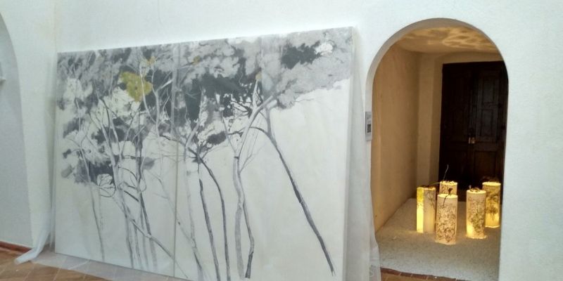 Obra exposada al White Summer. FOTO: Cedida