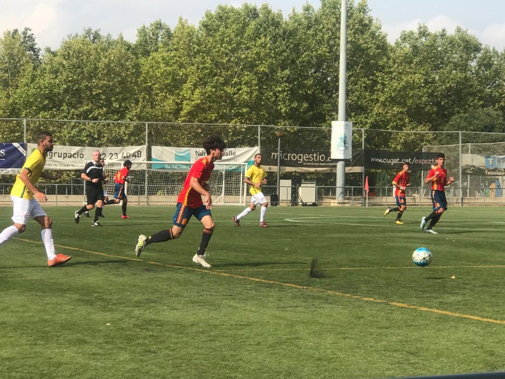 Un partit entre Espanya i Brasil enceta la competició dels World Games. FOTO: FEDPC