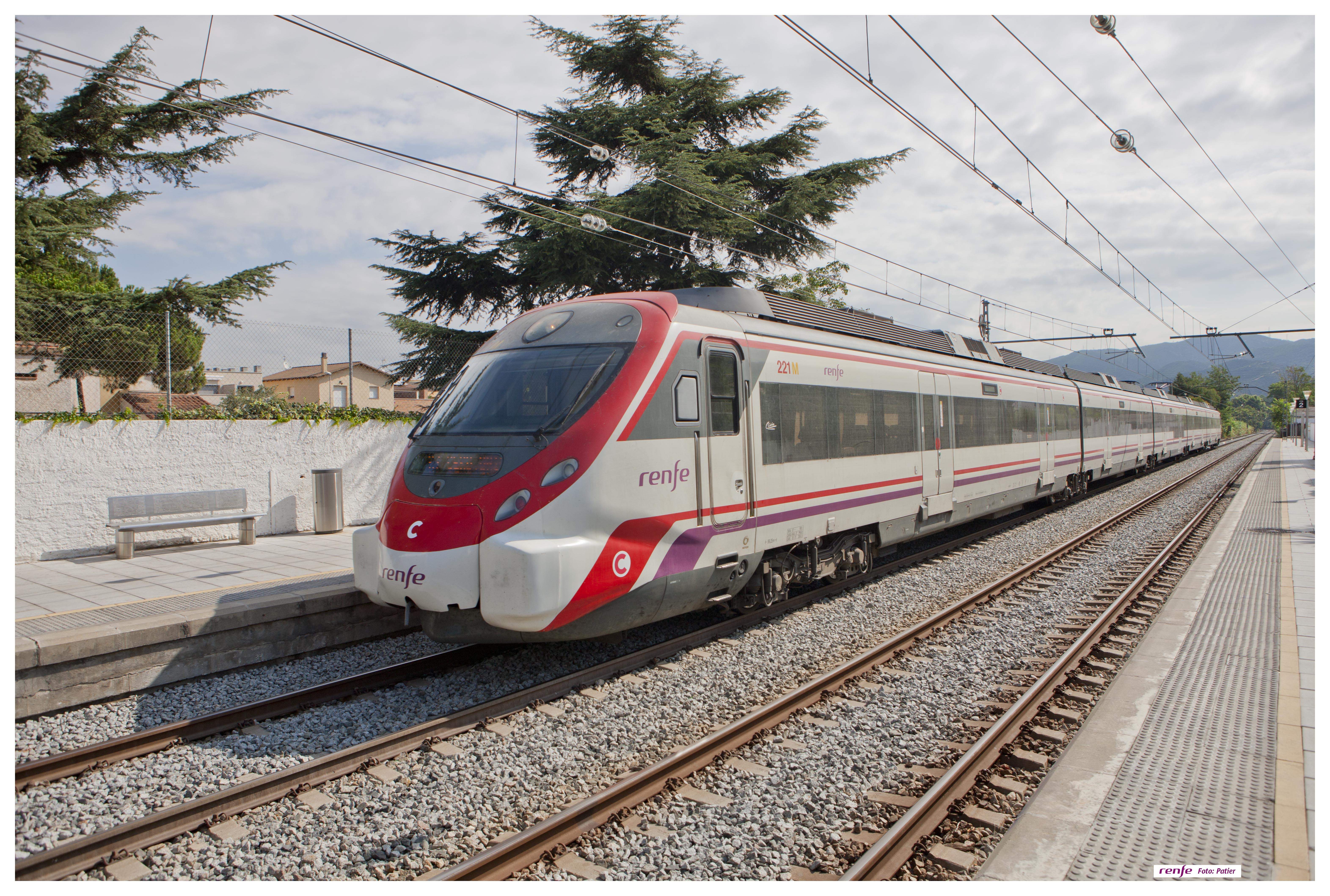 Un tren de Renfe en funcionament. FOTO: Renfe