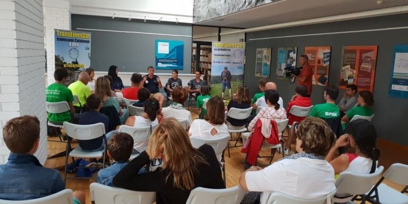 Xerrada d'Àlex Florensa en el marc de la TransEinesCat. FOTO: Cedida