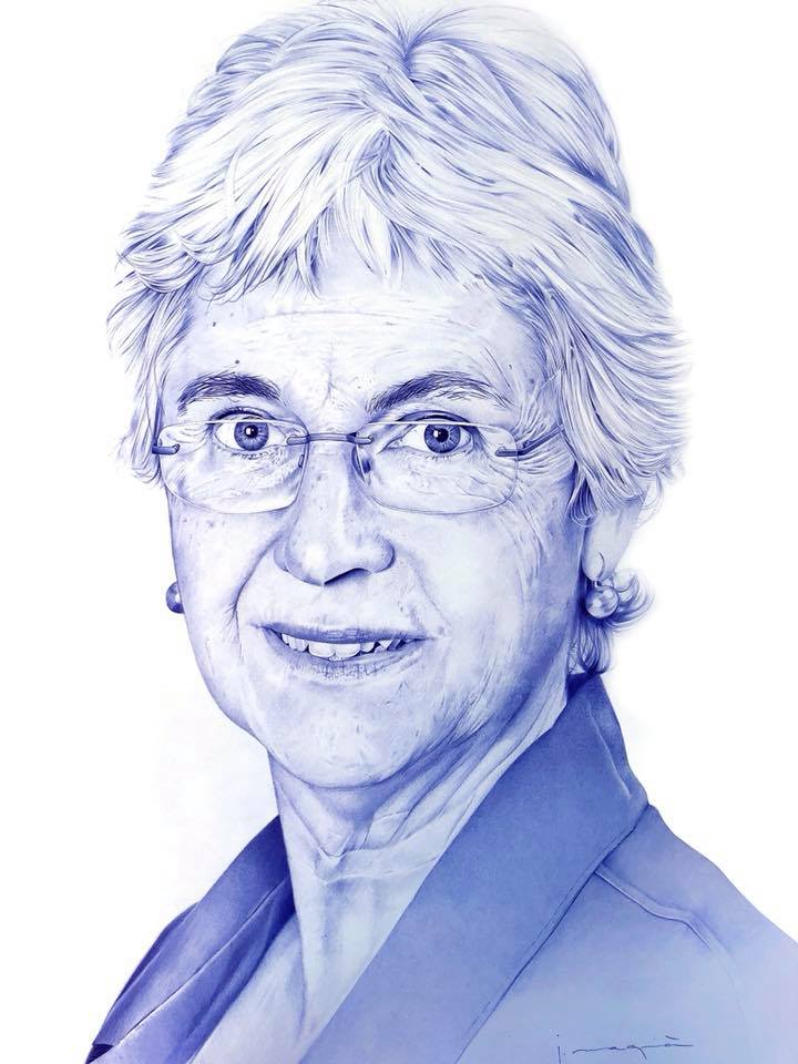 Retrat de Muriel Casals, que forma part de l'exposició. FOTO: Cedia