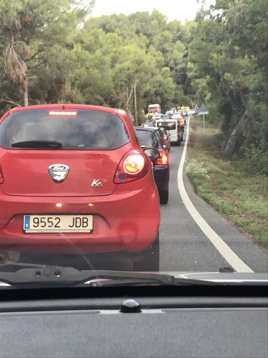 Aquest 7 de setembre hi ha hagut un accident a l'Arrabassada FOTO: Antiradar català