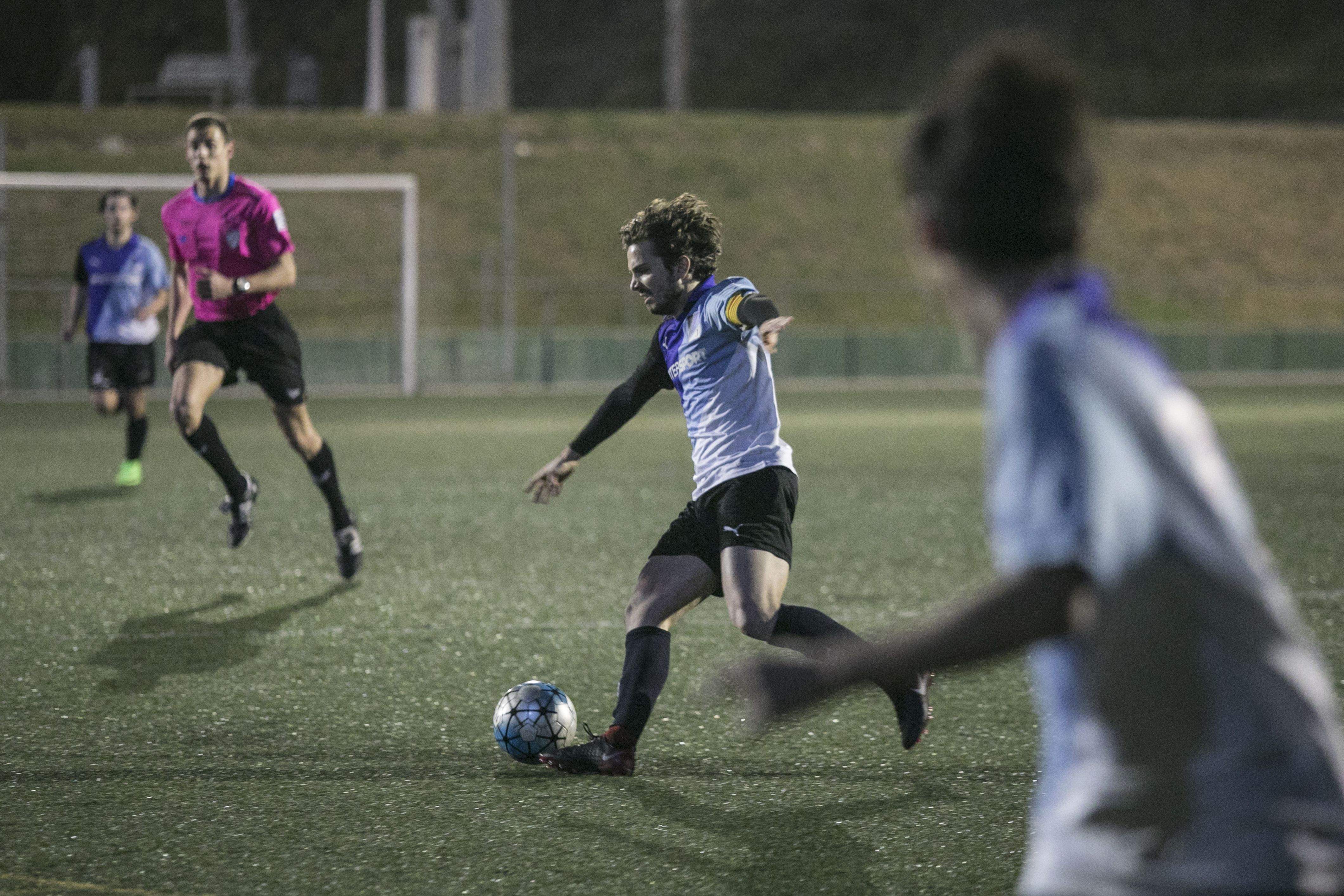 Nacho Moretones, en una imatge d'arxiu de la temporada passada en un partit de lliga. FOTO: Lali Puig
