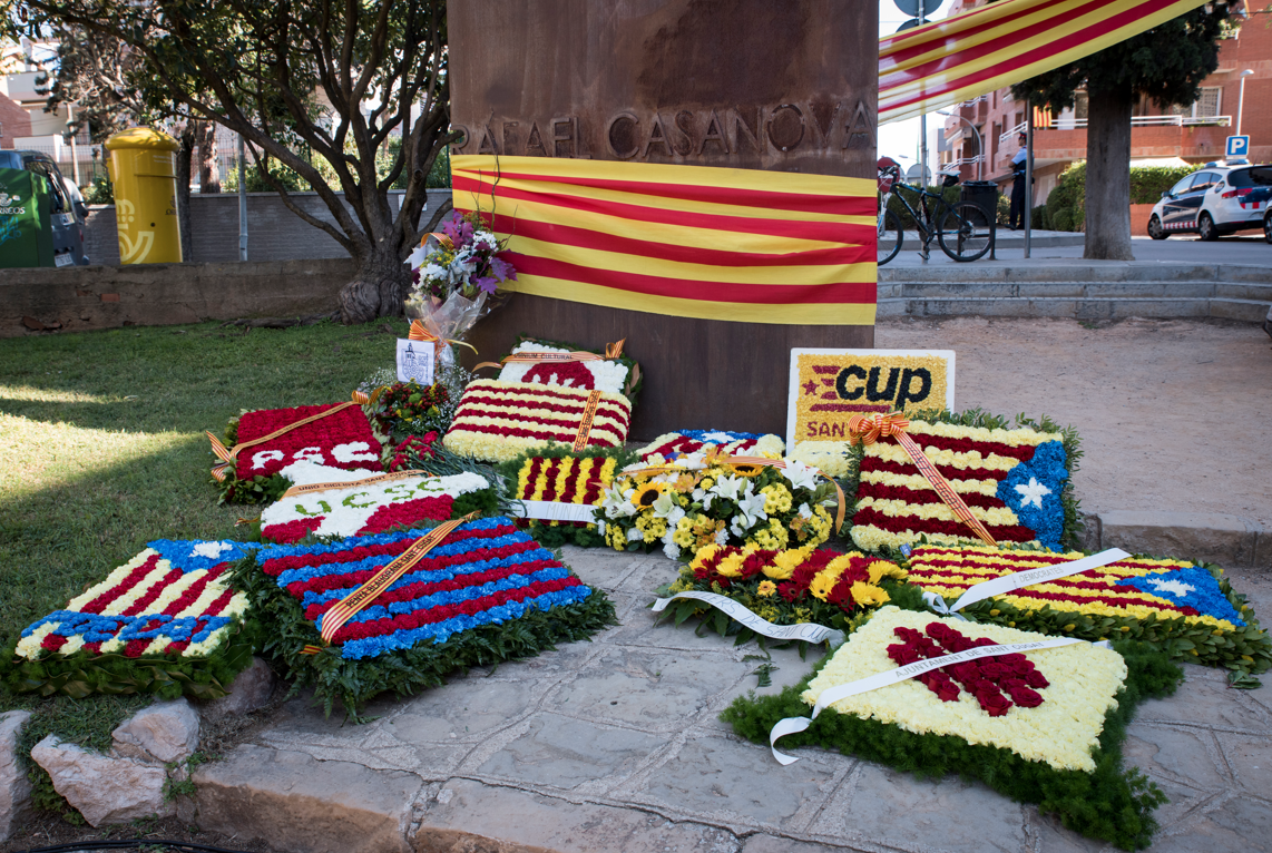 Acte institucional de la Diada Nacional de Catalunya a Sant Cugat FOTO: Bernat Millet