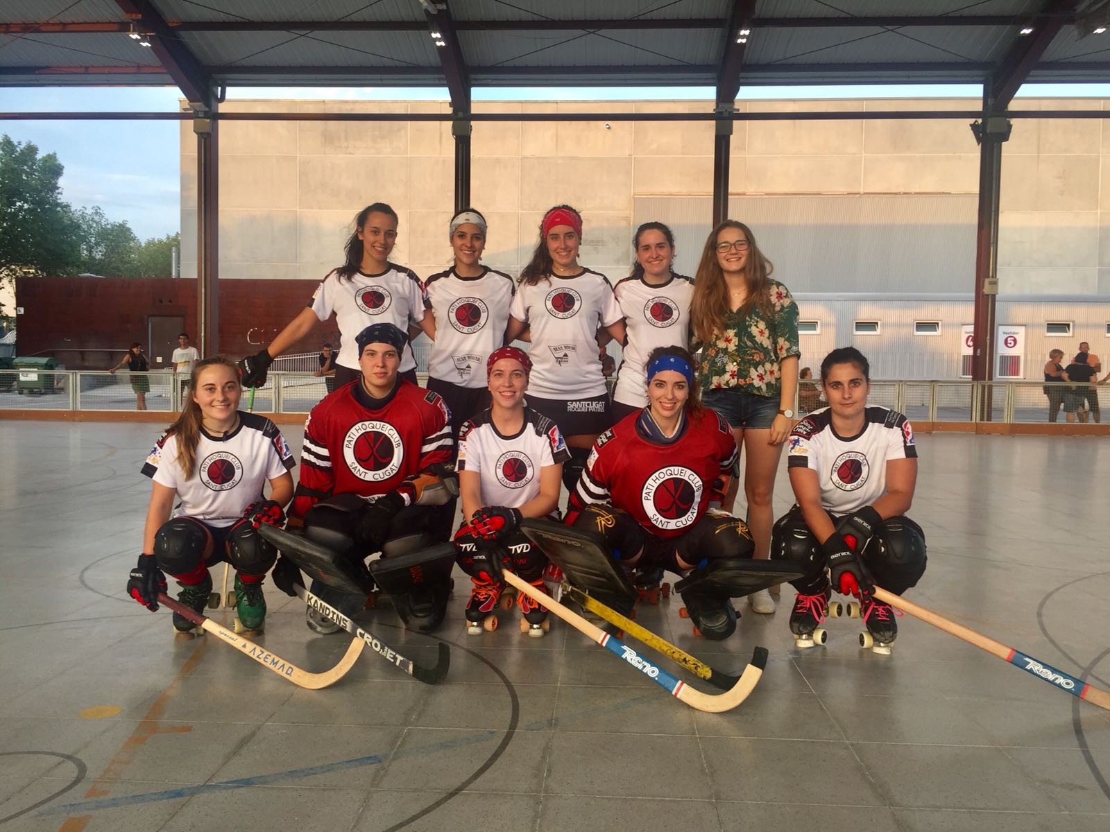 Primer equip femení del Patí Hoquei Club Sant Cugat. FOTO: PHC Sant Cugat