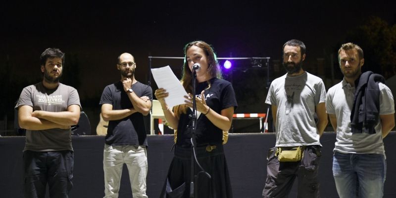 Pregó de Festa Major a les Planes. FOTO: Bernat Millet