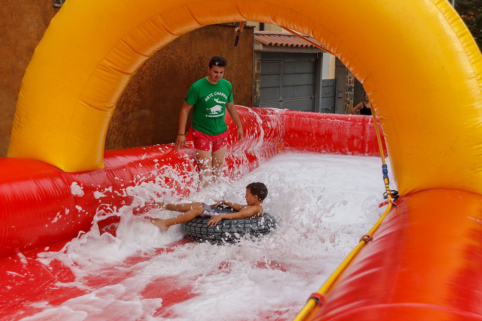 Súper tobogan d'aigua. FOTO: Paula Galván