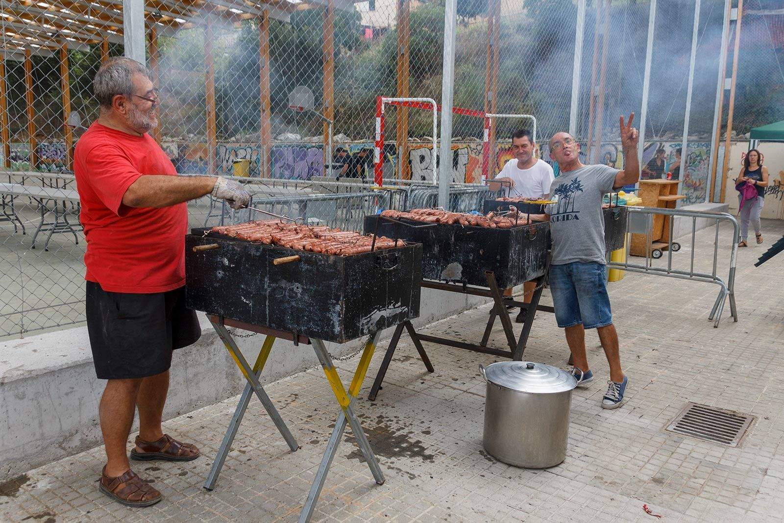 Botifarrada popular. FOTO: Paula Galván