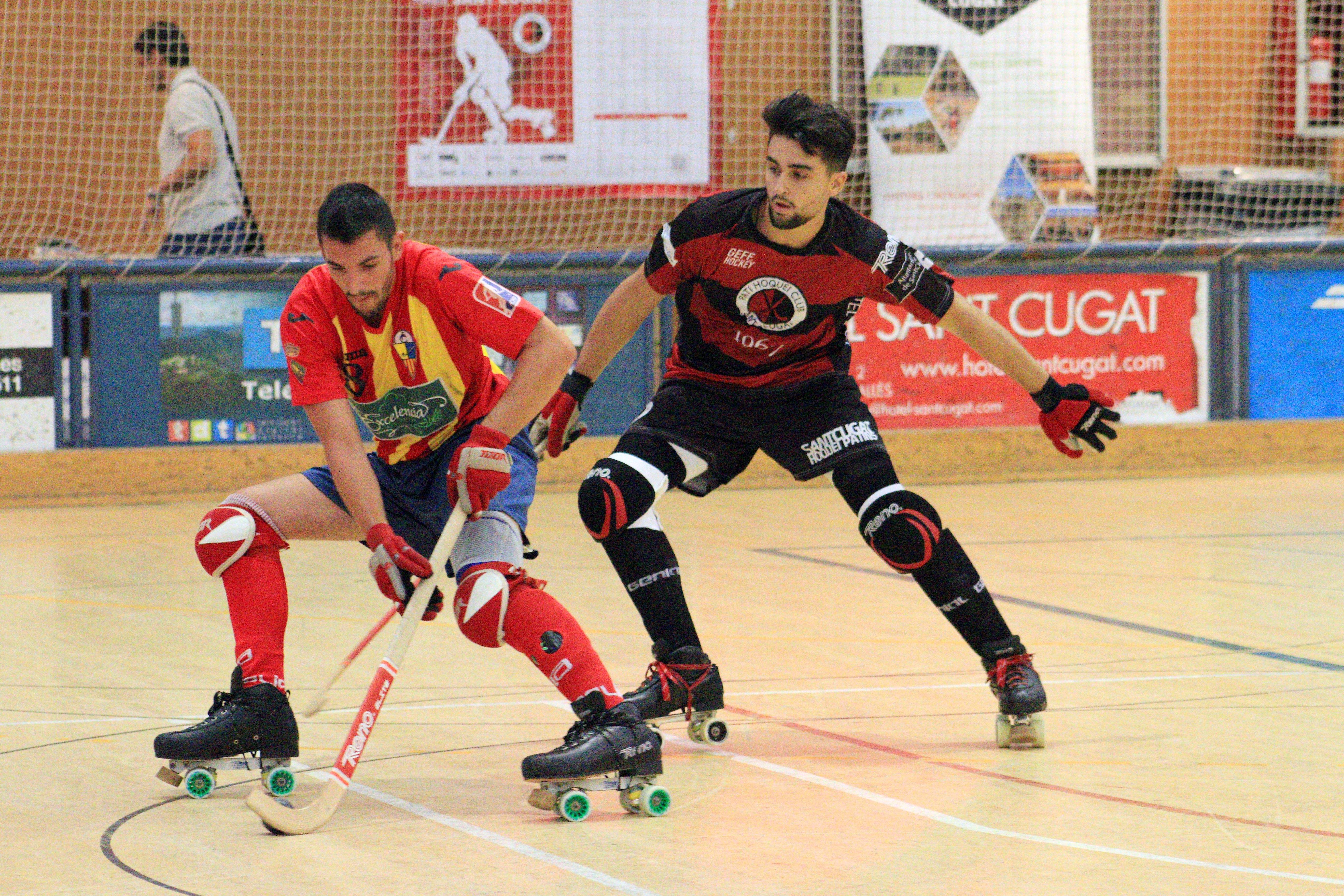 Imatge de la desena edició (2016), en el partit que va enfrontar el PHC Sant Cugat amb el CP Tordera. FOTO: Lali Álvarez