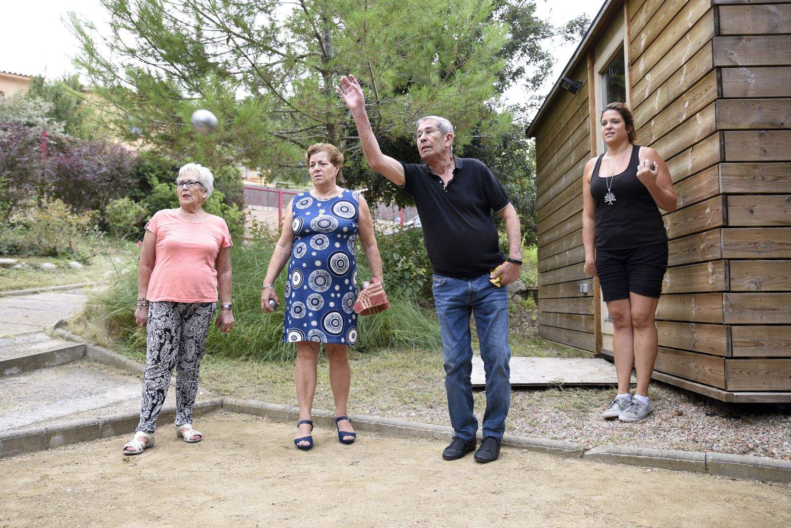 Festa Major de Les Planes. Petanca. Foto: Bernat Millet.