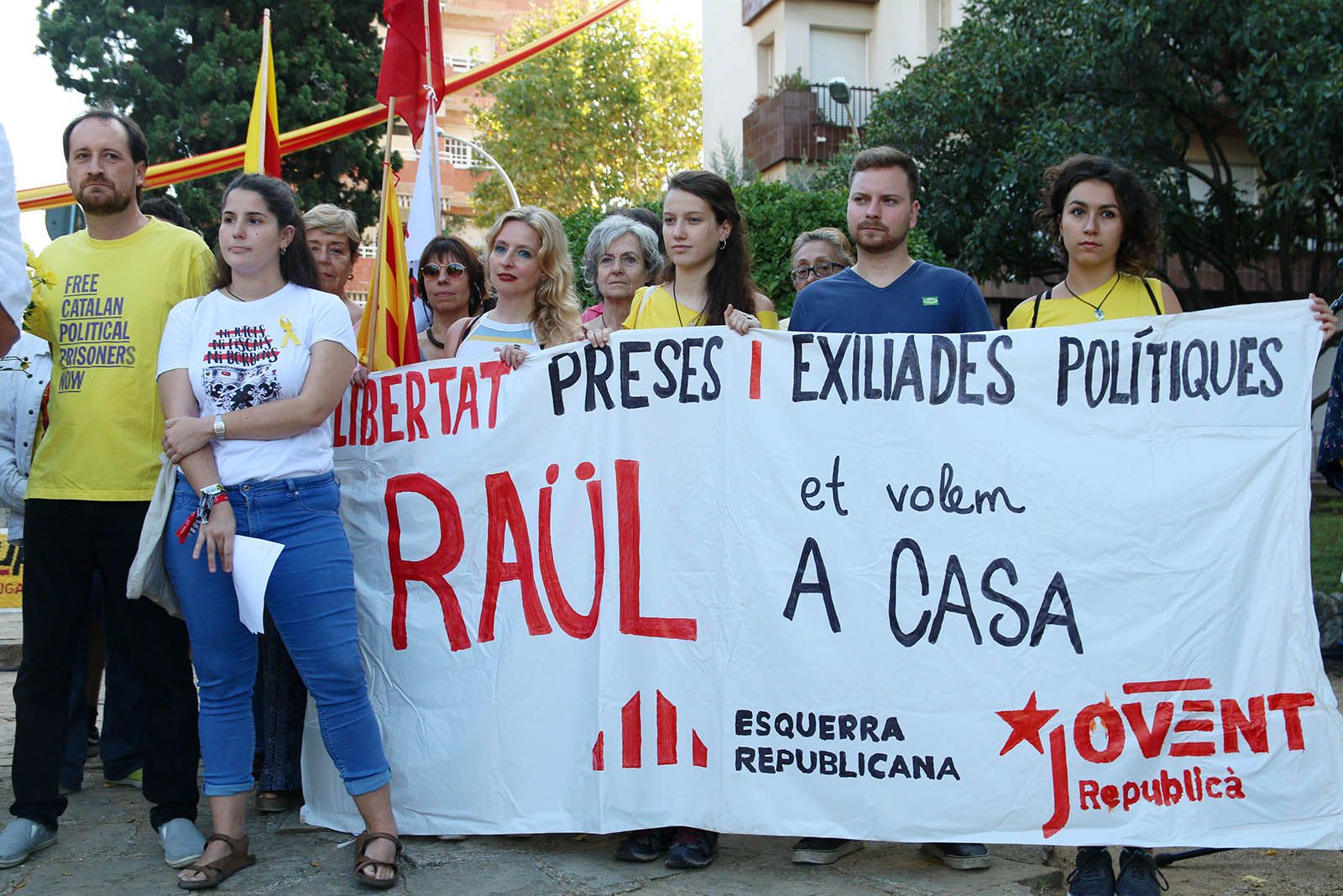 Ofrena floral a Sant Cugat. Foto: Lali Álvarez