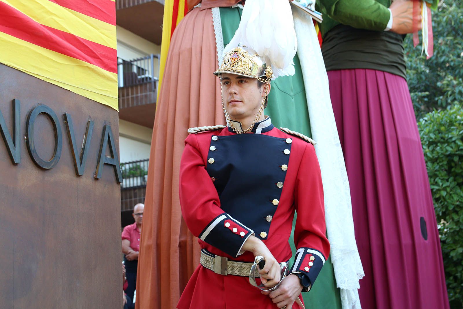 Ofrena floral institucional. Foto: Lali Álvarez