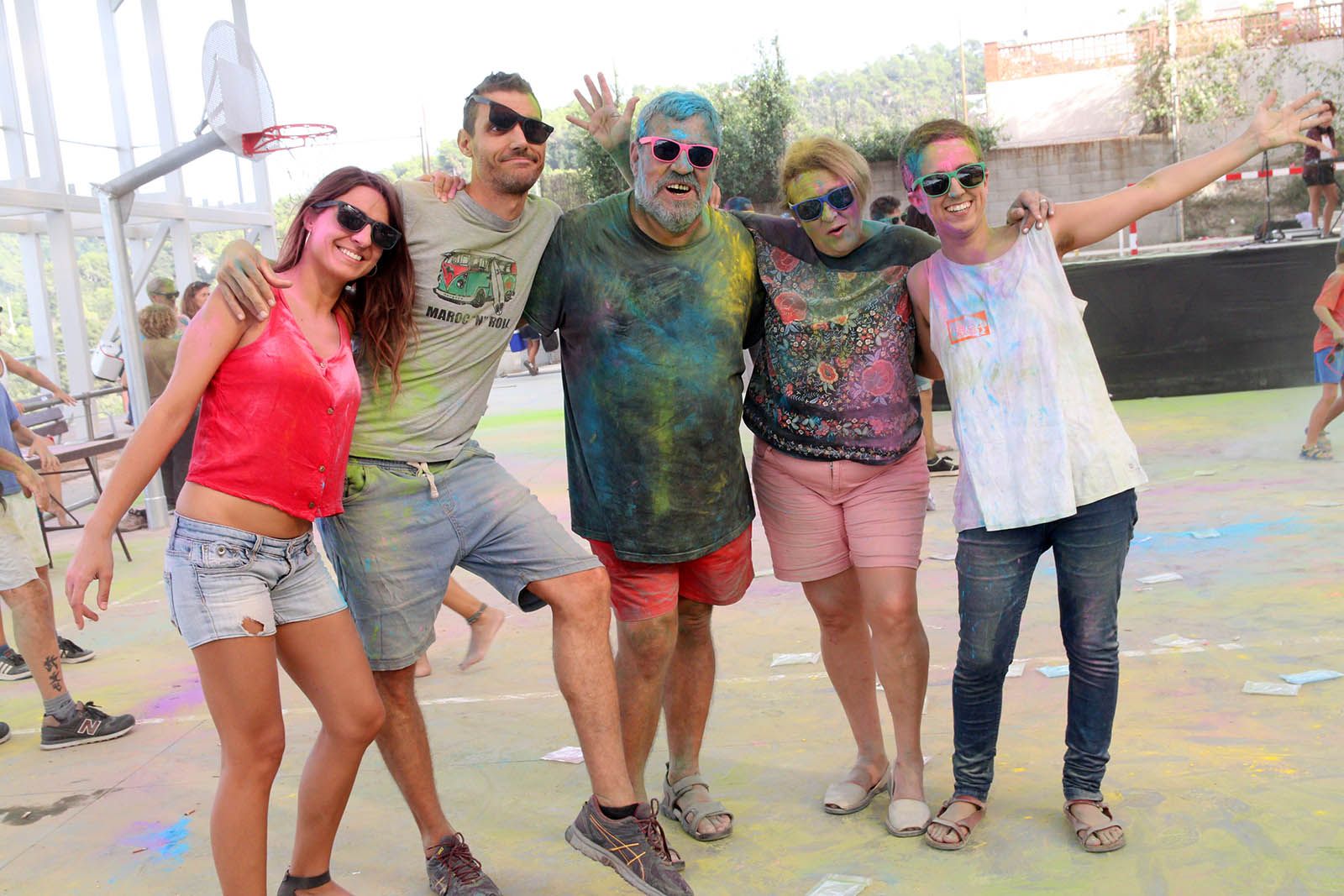Festa Major de les Planes. Holi. Foto: Lali Álvarez
