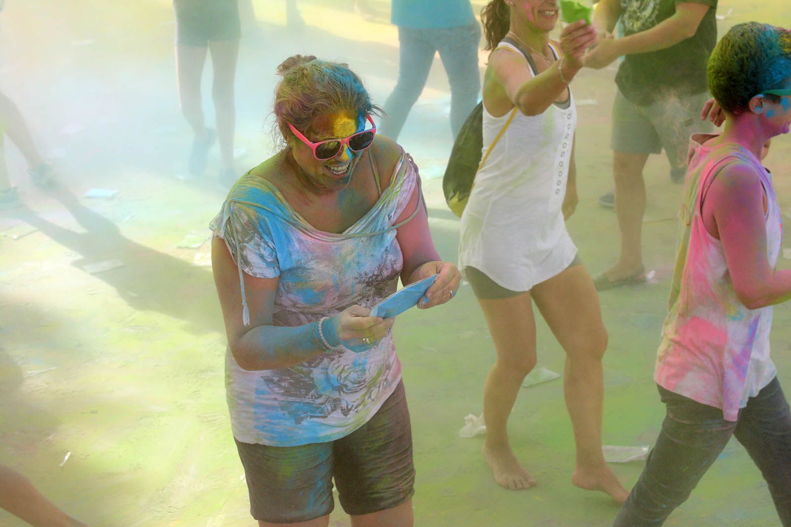 Festa Major de les Planes. Holi. Foto: Lali Álvarez