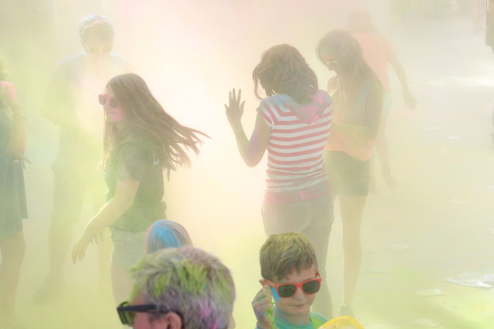 Festa Major de les Planes. Holi. Foto: Lali Álvarez